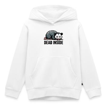 Illustration de mascotte Badger Féroce - Sweat Premium à capuche enfant bio - blanc - Devant - AI Model Kid Female (0cm)