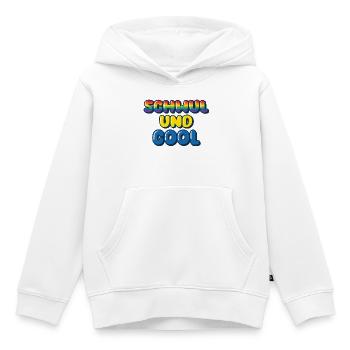 Gay and Cool / CSD, Pride design - Kids Premium Organic Hoodie - white - Front - AI Model Kid Female (0cm)
