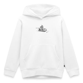 Schlitten - Kinder Premium Organic Hoodie - Weiß - Vorne - AI Model Kid Female (0cm)