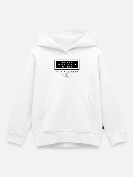 Die beste Fahrt - Kinder Premium Organic Hoodie - Weiß
