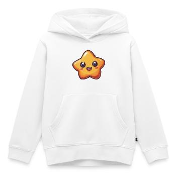 Sternchen Cookie - Kinder Premium Organic Hoodie - Weiß - Vorne - AI Model Kid Female (0cm)