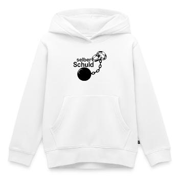 Junggesellenabschied , JGA - Selber Schuld(25) - Kinder Premium Organic Hoodie - Weiß - Vorne - AI Model Kid Female (0cm)