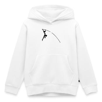 Jump - Kids Premium Organic Hoodie - white - Front - AI Model Kid Female (0cm)