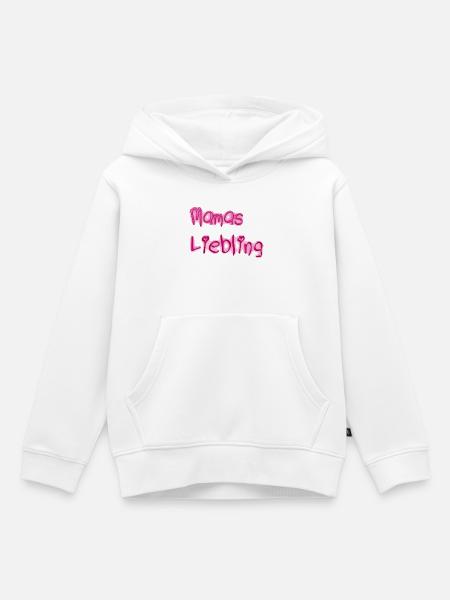 Mamas Liebling - Kinder Premium Organic Hoodie - Weiß