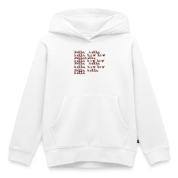 adolescent - Sweat Premium à capuche enfant bio - blanc - Devant - AI Model Kid Female (0cm)