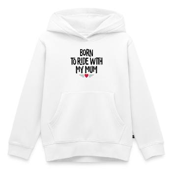 Pferdesprüche - Kinder Premium Organic Hoodie - Weiß - Vorne - AI Model Kid Female (0cm)