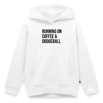 Ball-prisonnier - Sweat Premium à capuche enfant bio - blanc - Devant - AI Model Kid Female (0cm)