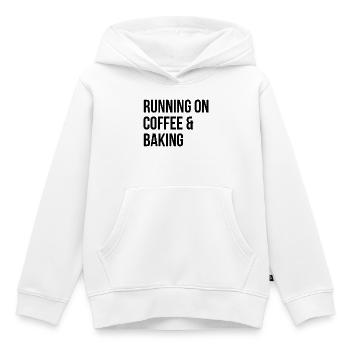 Baking Baking Baking - Kids Premium Organic Hoodie - white - Front - AI Model Kid Female (0cm)