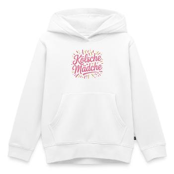 Cologne Filles Carnaval Cologne Filles - Sweat Premium à capuche enfant bio - blanc - Devant - AI Model Kid Female (0cm)