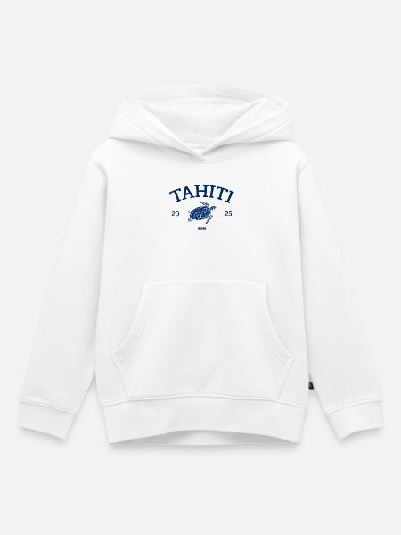 Tahiti - Turtle - French Polynesia - Schildkröte - Kinder Premium Organic Hoodie - Weiß