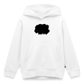 Tâche de PIENTURE - Sweat Premium à capuche enfant bio - blanc - Devant - AI Model Kid Female (0cm)