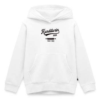 Konditorin 2026 Beruf Konditor Konditorei Azubine - Kinder Premium Organic Hoodie - Weiß - Vorne - AI Model Kid Female (0cm)