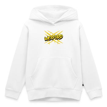 Comté de Wexford, Irlande - Sweat Premium à capuche enfant bio - blanc - Devant - AI Model Kid Female (0cm)