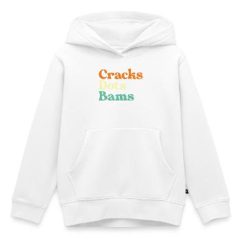Fissures Points Bams Carreaux de Mahjong Amant - Sweat Premium à capuche enfant bio - blanc - Devant - AI Model Kid Female (0cm)
