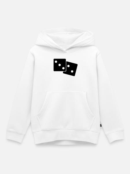 Sagt - Kinder Premium Organic Hoodie - Weiß