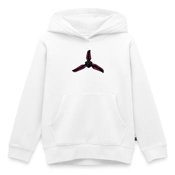 Drohnen Propeller FPV Racing RC Modellbau - Kinder Premium Organic Hoodie - Weiß - Vorne - AI Model Kid Female (0cm)