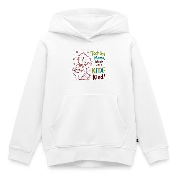 Kita Abschied Drachenfreund - Kinder Premium Organic Hoodie - Weiß - Vorne - AI Model Kid Female (0cm)