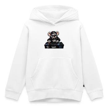 Süßer Koala als DJ - Kinder Premium Organic Hoodie - Weiß - Vorne - AI Model Kid Female (0cm)