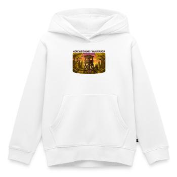 Jäger im Hochstand - Kinder Premium Organic Hoodie - Weiß - Vorne - AI Model Kid Female (0cm)