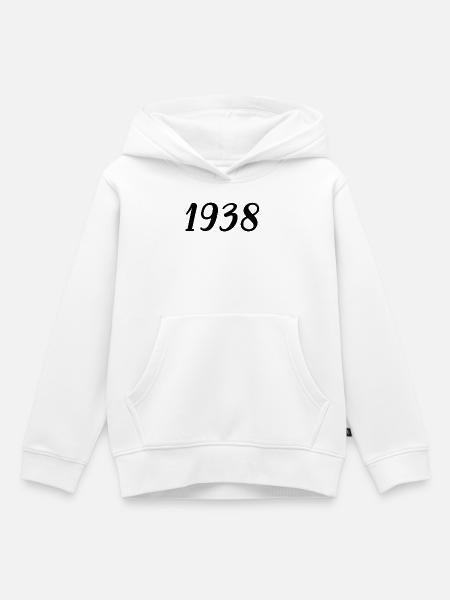 Sportjahr 1938 - Kinder Premium Organic Hoodie - Weiß