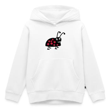 Marienkäfer - Kinder Premium Organic Hoodie - Weiß - Vorne - AI Model Kid Female (0cm)