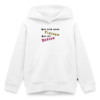 Spots - Conception - Sweat Premium à capuche enfant bio - blanc - Devant - AI Model Kid Female (0cm)