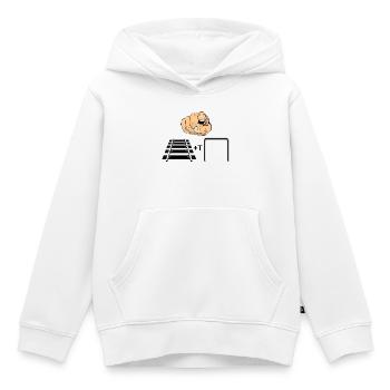 Thou Doest Not Spur - Kids Premium Organic Hoodie - white - Front - AI Model Kid Female (0cm)