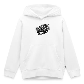Auto Automobil Rennauto Autoliebhaber Statement - Kinder Premium Organic Hoodie - Weiß - Vorne - AI Model Kid Female (0cm)