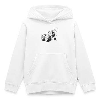 Boules de boule pour Bouler Boules Boulekugel - Sweat Premium à capuche enfant bio - blanc - Devant - AI Model Kid Female (0cm)
