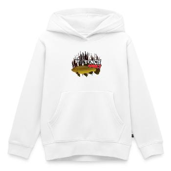 Schleie - Kinder Premium Organic Hoodie - Weiß - Vorne - AI Model Kid Female (0cm)