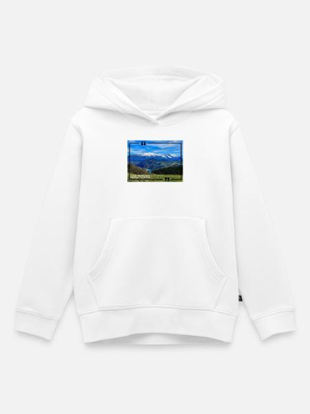 Der Monteynard-See 120323 - Kinder Premium Organic Hoodie - Weiß