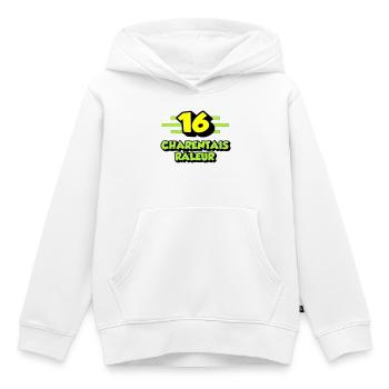 Complaining Charentais - Kids Premium Organic Hoodie - white - Front - AI Model Kid Female (0cm)