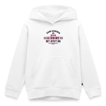 Apprenti peintre apprentissage formation peintre - Sweat Premium à capuche enfant bio - blanc - Devant - AI Model Kid Female (0cm)