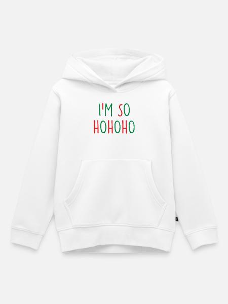 Christmas Weihnachten - Kinder Premium Organic Hoodie - Weiß