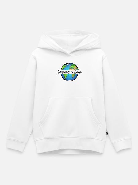 Science Is Real - Statement - Kinder Premium Organic Hoodie - Weiß
