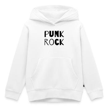 Punkrock-Musik-Logo-Design - Kinder Premium Organic Hoodie - Weiß - Vorne - AI Model Kid Female (0cm)