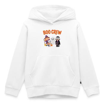 Boo Crew Halloween-Freunde - Kinder Premium Organic Hoodie - Weiß - Vorne - AI Model Kid Female (0cm)