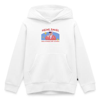 Enkelgeschenk Shirt Humor - Kinder Premium Organic Hoodie - Weiß - Vorne - AI Model Kid Female (0cm)
