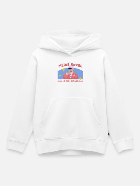 Enkelgeschenk Shirt Humor - Kinder Premium Organic Hoodie - Weiß