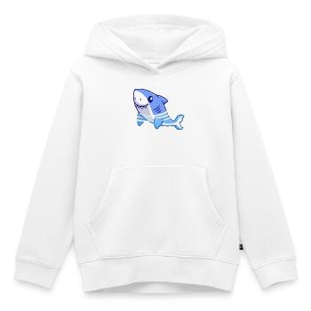 Hai-Cartoon - Kinder Premium Organic Hoodie - Weiß - Vorne - AI Model Kid Female (0cm)