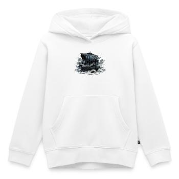 Nachtviking Drachenboot - Kinder Premium Organic Hoodie - Weiß - Vorne - AI Model Kid Female (0cm)
