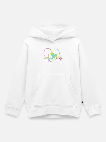 Dachshund Rauhaardackel - Kinder Premium Organic Hoodie - Weiß