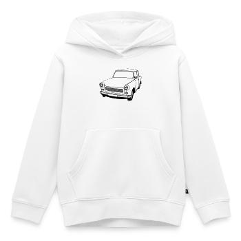  , Ostalgie , DDR Kult , Oldtimer (25) - Kinder Premium Organic Hoodie - Weiß - Vorne - AI Model Kid Female (0cm)