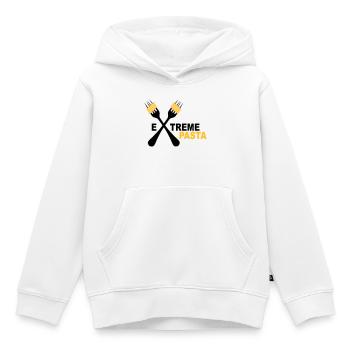 Pasta - Kinder Premium Organic Hoodie - Weiß - Vorne - AI Model Kid Female (0cm)