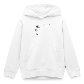 Beautiful dandelion dandelion - Kids Premium Organic Hoodie - white - Front - AI Model Kid Female (0cm)