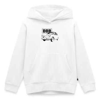  ddr republik nostalgie symbol oldtimer - Kinder Premium Organic Hoodie - Weiß - Vorne - AI Model Kid Female (0cm)