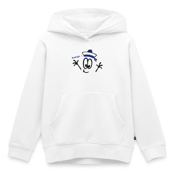 Matelot, ahoi, BD - Sweat Premium à capuche enfant bio - blanc - Devant - AI Model Kid Female (0cm)