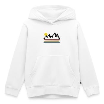 Erkunde und entdecke - Kinder Premium Organic Hoodie - Weiß - Vorne - AI Model Kid Female (0cm)