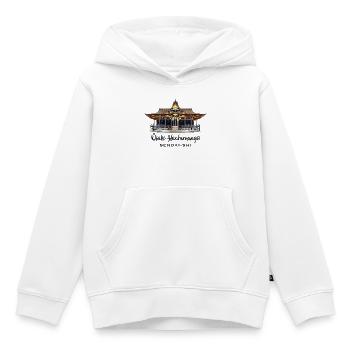 Japon, Osaki Hachimangu Shrine, Sendai, dessin - Sweat Premium à capuche enfant bio - blanc - Devant - AI Model Kid Female (0cm)