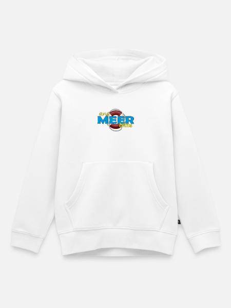 ANS MEER BITTE - Kinder Premium Organic Hoodie - Weiß